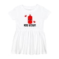 thumbnail image 1 of Inktastic Ketchup Lover Funny Girls Baby Dress, 1 of 5