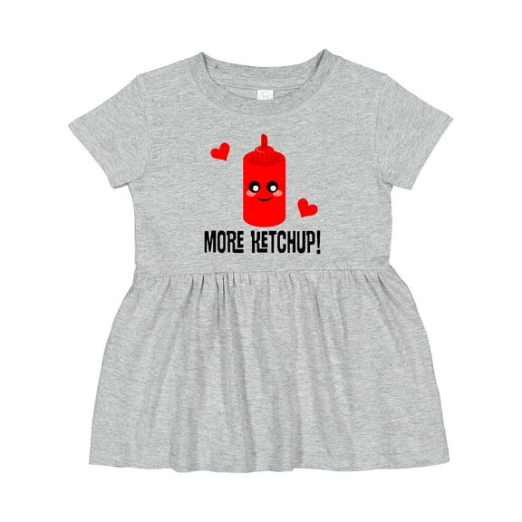 Inktastic Ketchup Lover Funny Girls Baby Dress