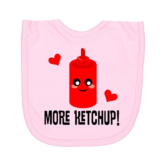 Inktastic Ketchup Lover Funny Newborn Bib