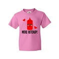 thumbnail image 1 of Inktastic Ketchup Lover Funny Youth T-Shirt, 1 of 5