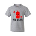 thumbnail image 1 of Inktastic Ketchup Lover Funny Youth T-Shirt, 1 of 5