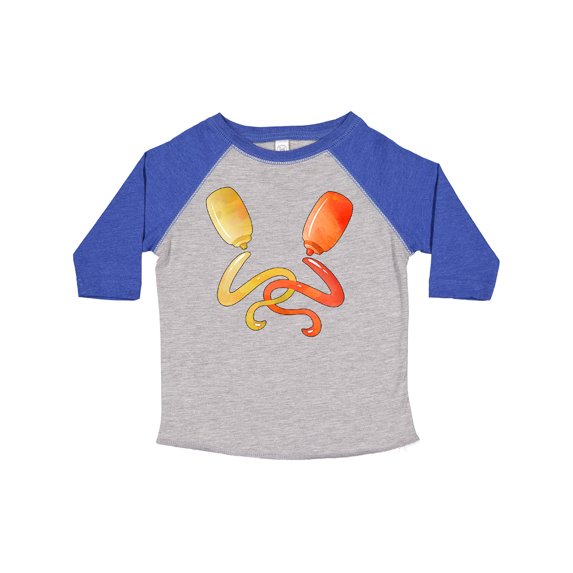 Inktastic Ketchup and Mustard Boys or Girls Toddler T-Shirt
