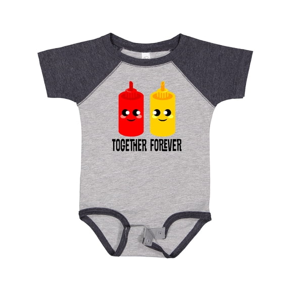 Inktastic Ketchup and Mustard Gift Boys or Girls Baby Bodysuit