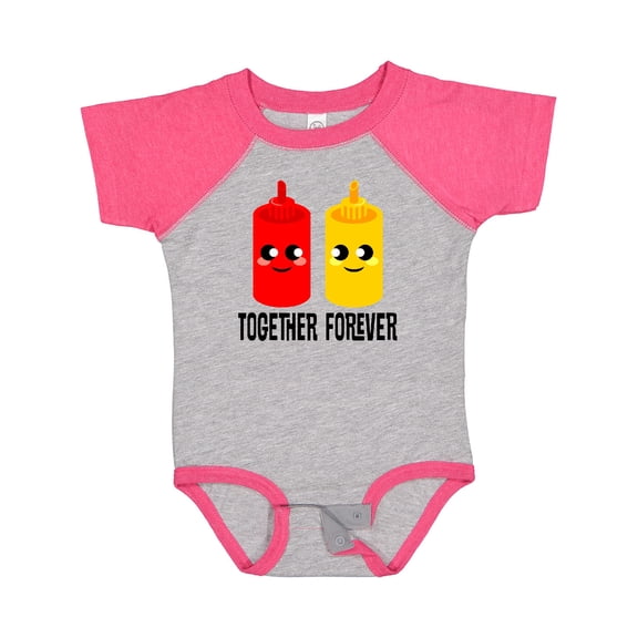 Inktastic Ketchup and Mustard Gift Boys or Girls Baby Bodysuit