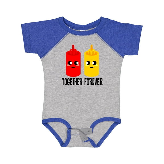 Inktastic Ketchup and Mustard Gift Boys or Girls Baby Bodysuit