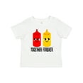 thumbnail image 1 of Inktastic Ketchup and Mustard Gift Boys or Girls Baby T-Shirt, 1 of 5