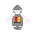 thumbnail image 1 of Inktastic Ketchup and Mustard Gift Boys or Girls Long Sleeve Baby Bodysuit, 1 of 5