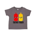 thumbnail image 1 of Inktastic Ketchup and Mustard Gift Boys or Girls Toddler T-Shirt, 1 of 5