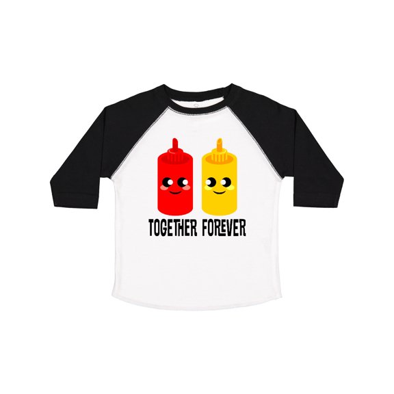Inktastic Ketchup and Mustard Gift Boys or Girls Toddler T-Shirt