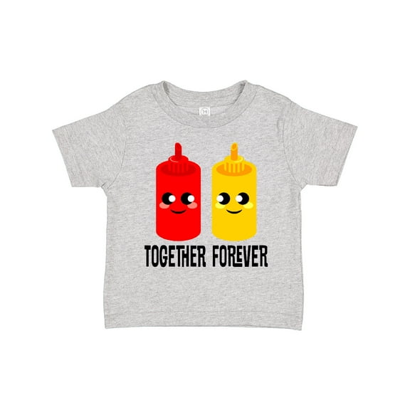 Inktastic Ketchup and Mustard Gift Boys or Girls Toddler T-Shirt