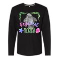 thumbnail image 1 of Inktastic Key West Florida Cute Swimming Manatee Long Sleeve T-Shirt, 1 of 5