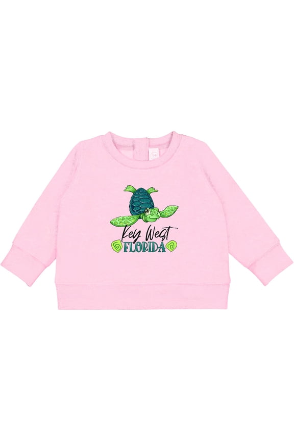 Key West, Florida Happy Sea Turtle Baby Sweatshirt