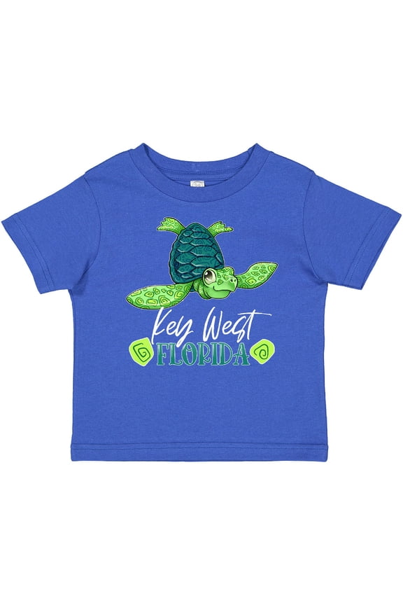 Key West, Florida Happy Sea Turtle Boys or Girls Baby T-Shirt