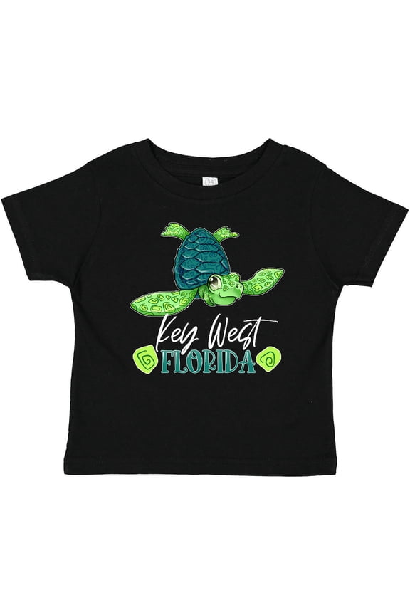 Key West, Florida Happy Sea Turtle Boys or Girls Baby T-Shirt
