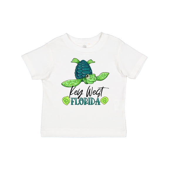 Inktastic Key West, Florida Happy Sea Turtle Boys or Girls Baby T-Shirt