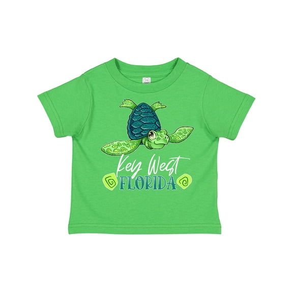 Inktastic Key West, Florida Happy Sea Turtle Boys or Girls Toddler T-Shirt