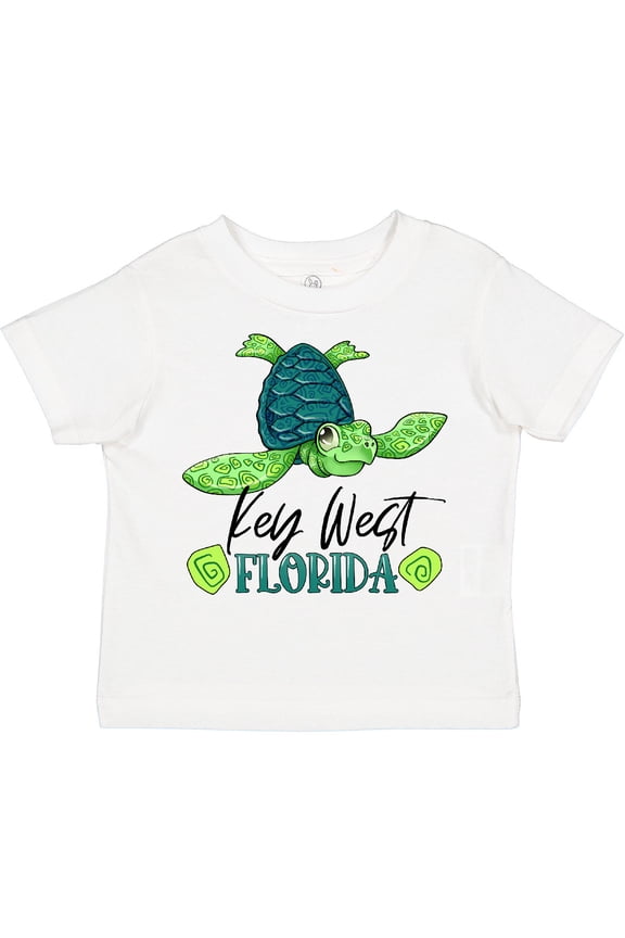 Key West, Florida Happy Sea Turtle Boys or Girls Toddler T-Shirt