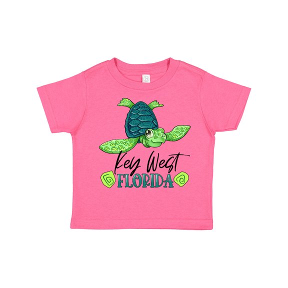 Inktastic Key West, Florida Happy Sea Turtle Boys or Girls Toddler T-Shirt