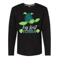thumbnail image 1 of Inktastic Key West, Florida Happy Sea Turtle Long Sleeve T-Shirt, 1 of 5