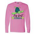 thumbnail image 1 of Inktastic Key West, Florida Happy Sea Turtle Long Sleeve T-Shirt, 1 of 5