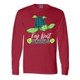 thumbnail image 1 of Inktastic Key West, Florida Happy Sea Turtle Long Sleeve T-Shirt, 1 of 5