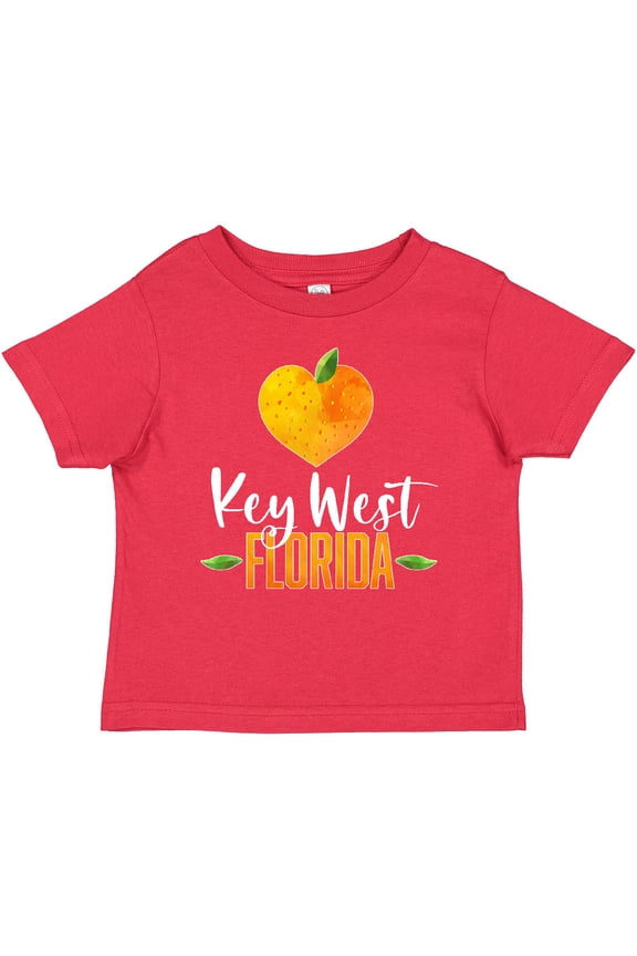 Key West Florida Orange in Heart Boys or Girls Baby T-Shirt