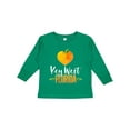 thumbnail image 1 of Inktastic Key West Florida Orange in Heart Boys or Girls Long Sleeve Toddler T-Shirt, 1 of 5