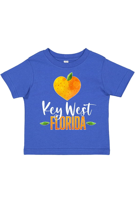 Key West Florida Orange in Heart Boys or Girls Toddler T-Shirt