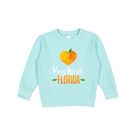 Inktastic Key West Florida Orange in Heart Toddler Sweatshirt