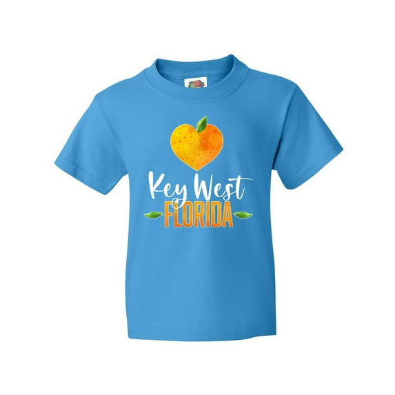 Inktastic Key West Florida Orange in Heart Youth T-Shirt