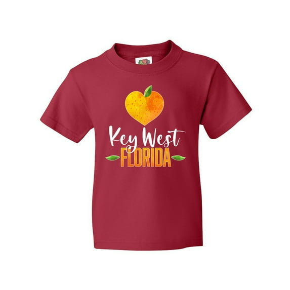 Inktastic Key West Florida Orange in Heart Youth T-Shirt