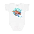 thumbnail image 1 of Inktastic Key West, Florida Swimming Sea Turtle with Bubbles Boys or Girls Baby Bodysuit, 1 of 5