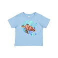 thumbnail image 1 of Inktastic Key West, Florida Swimming Sea Turtle with Bubbles Boys or Girls Baby T-Shirt, 1 of 5