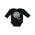 thumbnail image 1 of Inktastic Key West, Florida Swimming Sea Turtle with Bubbles Boys or Girls Long Sleeve Baby Bodysuit, 1 of 5