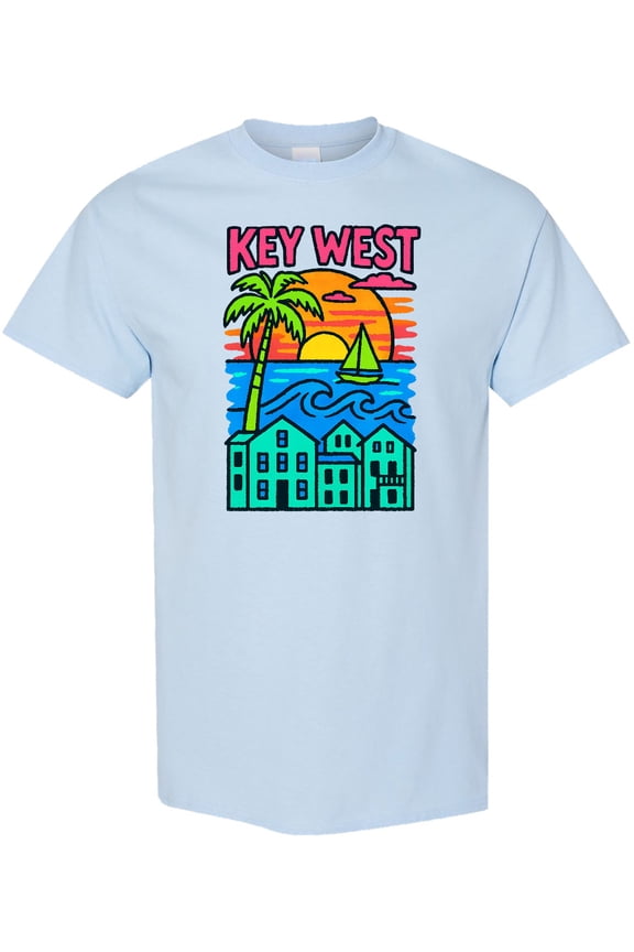 Key West Sunset Tropical Vibes T-Shirt