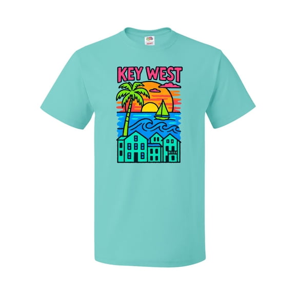 Inktastic Key West Sunset Tropical Vibes T-Shirt