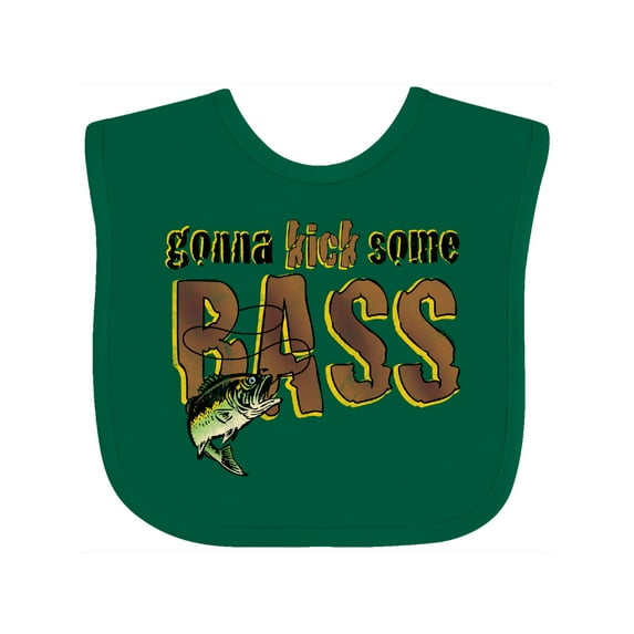 Inktastic Kick Bass Boys or Girls Baby Bib