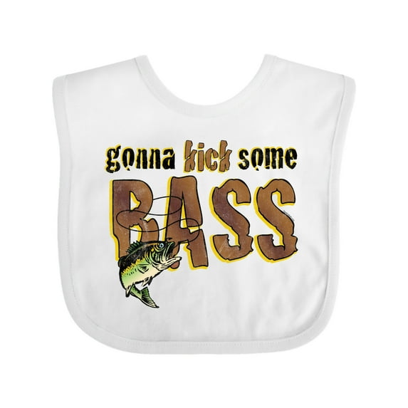 Inktastic Kick Bass Boys or Girls Baby Bib
