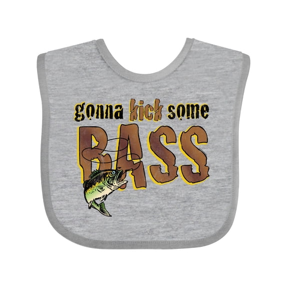 Inktastic Kick Bass Boys or Girls Baby Bib