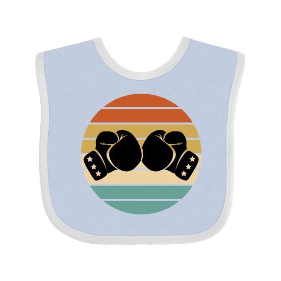 Inktastic Kickboxing Boxing Gloves Boys or Girls Baby Bib