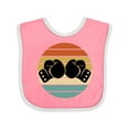 thumbnail image 1 of Inktastic Kickboxing Boxing Gloves Boys or Girls Baby Bib, 1 of 4