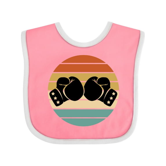Inktastic Kickboxing Boxing Gloves Boys or Girls Baby Bib