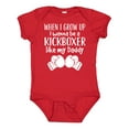 thumbnail image 1 of Inktastic Kickboxing Future Kickboxer Like Daddy Boys or Girls Baby Bodysuit, 1 of 5