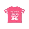 thumbnail image 1 of Inktastic Kickboxing Future Kickboxer Like Daddy Boys or Girls Toddler T-Shirt, 1 of 5