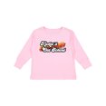thumbnail image 1 of Inktastic Kickin' it Old School with Weathered Retro Stripe Boys or Girls Long Sleeve Toddler T-Shirt, 1 of 5