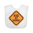 thumbnail image 1 of Inktastic Kid at Work Construction Sign Boys or Girls Baby Bib, 1 of 4