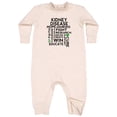 thumbnail image 1 of Inktastic Kidney Disease Awareness Walk Baby Fleece Romper, 1 of 4