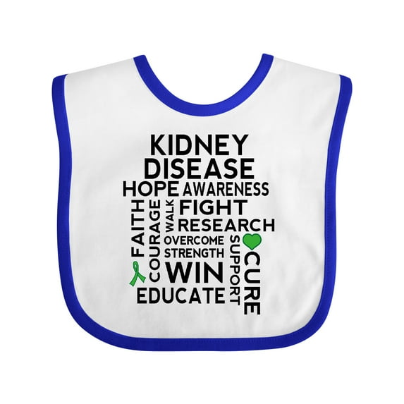 Inktastic Kidney Disease Awareness Walk Boys or Girls Baby Bib