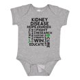thumbnail image 1 of Inktastic Kidney Disease Awareness Walk Boys or Girls Baby Bodysuit, 1 of 5