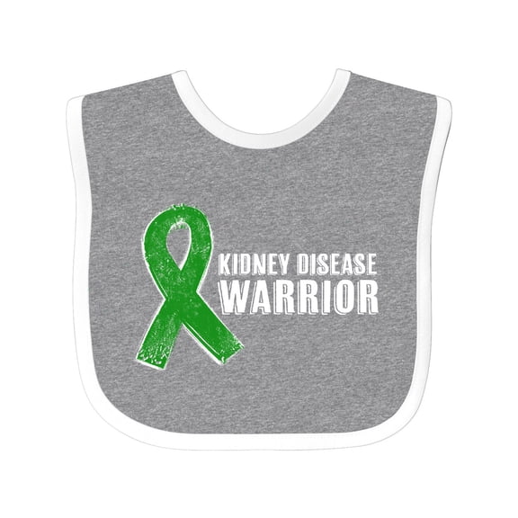 Inktastic Kidney Disease Warrior Boys or Girls Baby Bib